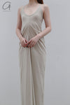 OUDE WAAG knitted slim dresses OW-23SS-DS06 meters gray